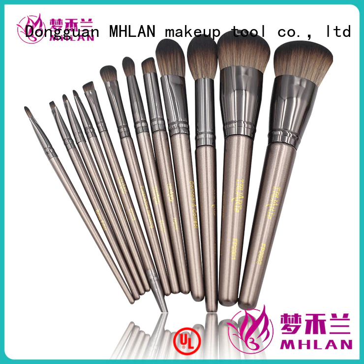 MHLAN 100% quality makeup brush kit supplier for distributor