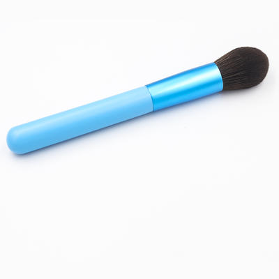 New Alice blue single Blush brush contoured brush with wood handle