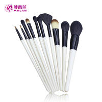 Professional cheap p 10pcs natural color kabuki makeup set