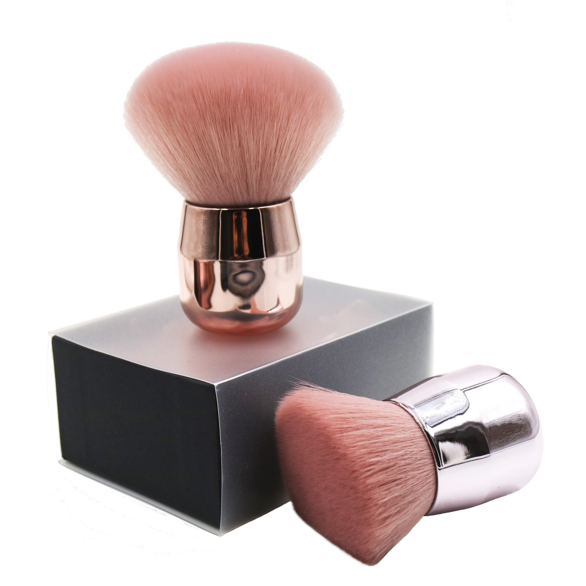 Luxuary design kabuki brush pink powder brush mhlan factory