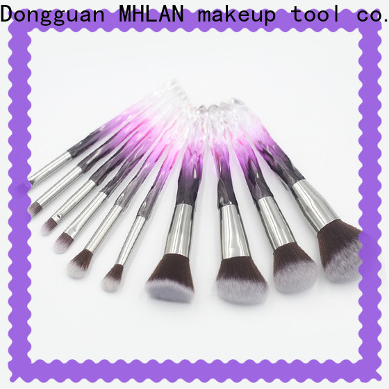 MHLAN 100% quality eyeshadow brush set supplier for cosmetic