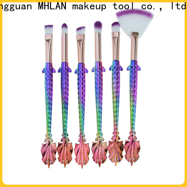 MHLAN custom full makeup brush set manufacturer for cosmetic