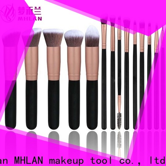 MHLAN travel makeup brush set supplier for cosmetic