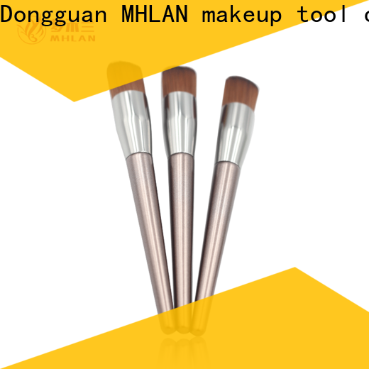 MHLAN custom retractable powder brush factory for beauty