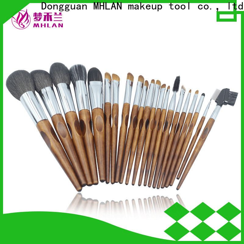 MHLAN 100% quality face makeup brush set manufacturer for cosmetic