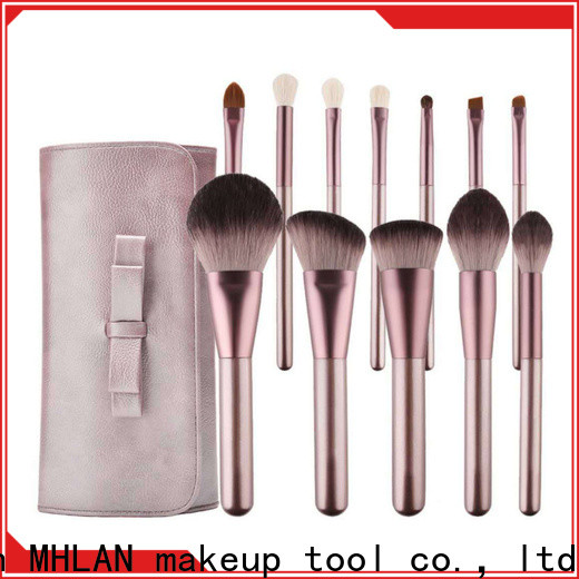 MHLAN 100% quality travel makeup brush set manufacturer for wholesale
