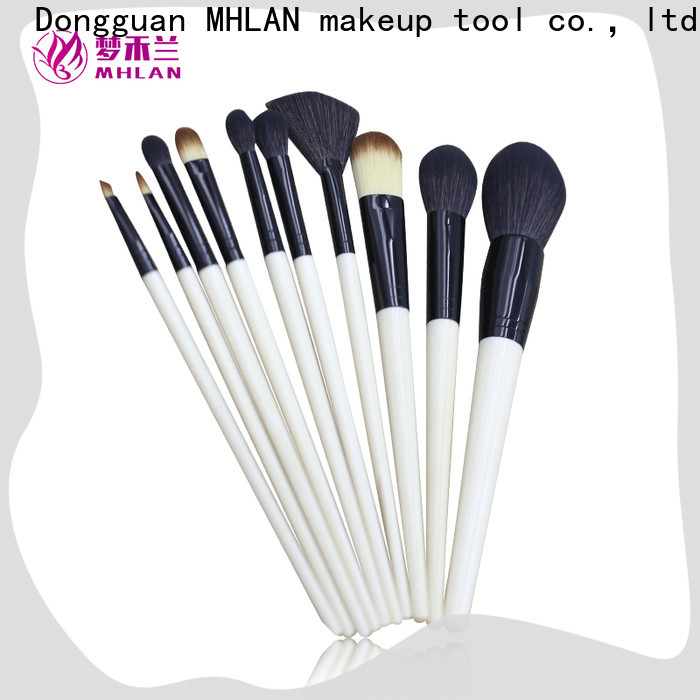 MHLAN 100% quality kabuki brush set supplier for cosmetic