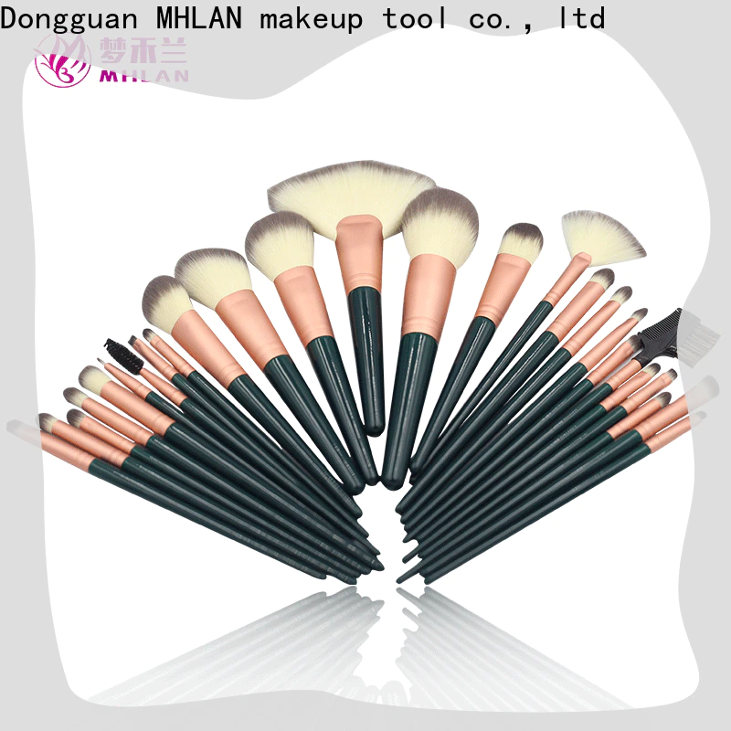 MHLAN custom face makeup brush set factory for cosmetic