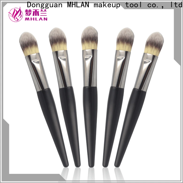MHLAN 2020 angled makeup brush supplier for white collar