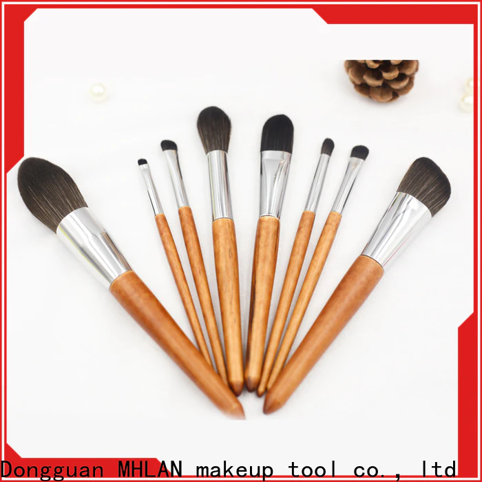 MHLAN custom made face makeup brush set factory for makeup artist