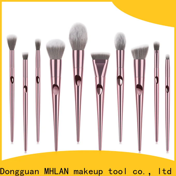 MHLAN oem odm full makeup brush set manufacturer for teenager