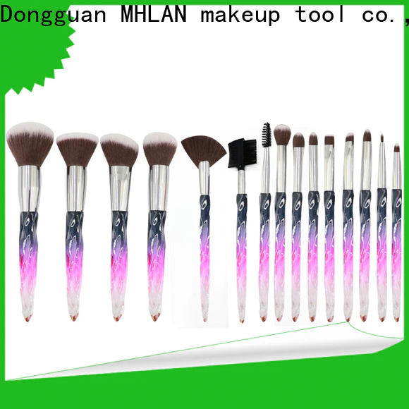 MHLAN high quality travel makeup brush set from China
