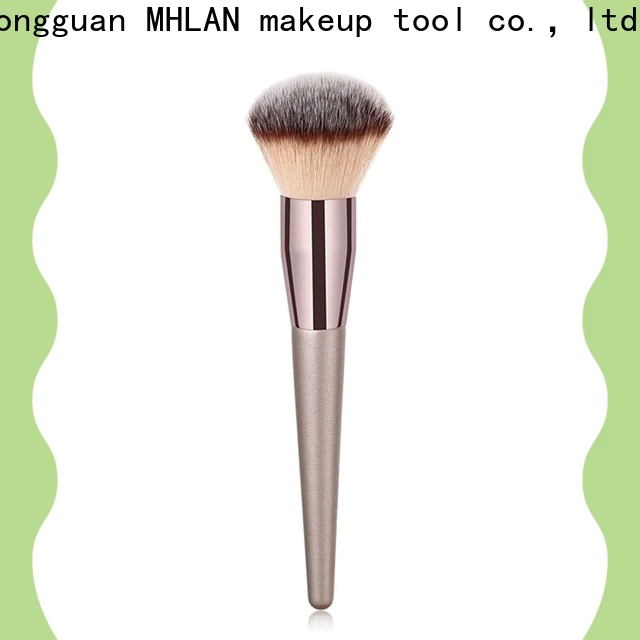 MHLAN dense bristles refillable powder brush manufacturer for wholesale