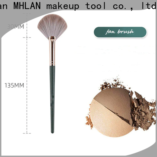custom made fan makeup brush manufacturer for teacher