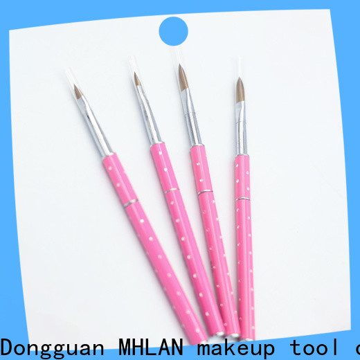 MHLAN low moq nail brush set manufacturer for girl