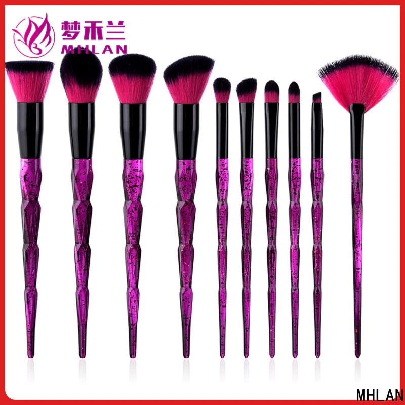 MHLAN custom made cute makeup brushes from China for date