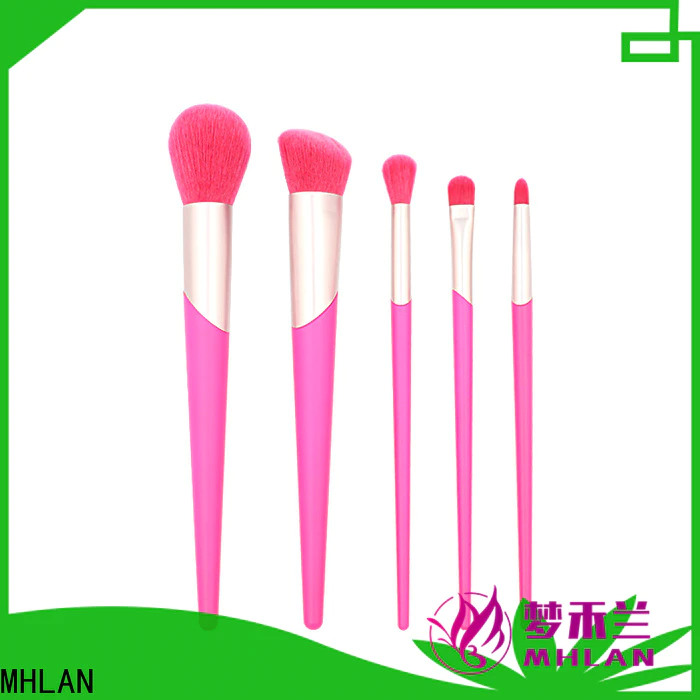MHLAN custom made natural hair makeup brushes supplier for wholesale