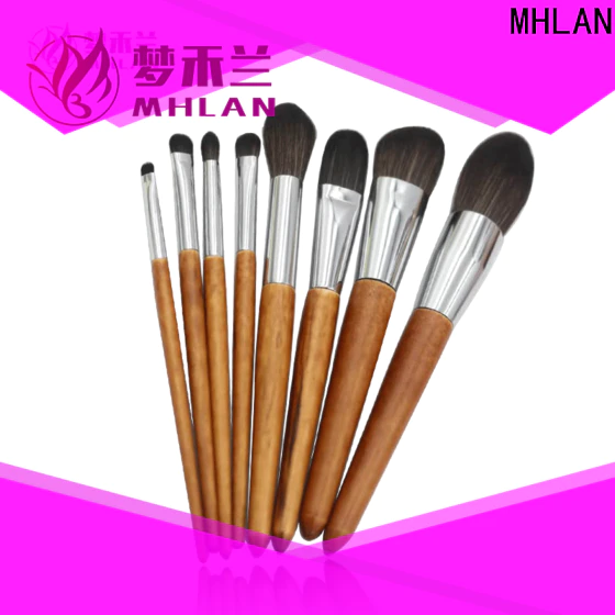 MHLAN flexible bristle round makeup brushes manufacturer for white collar