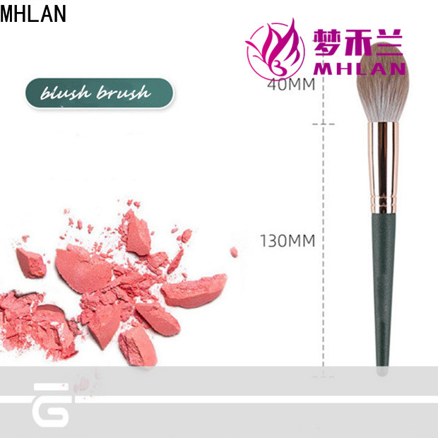 MHLAN custom made retractable blush brush factory for face