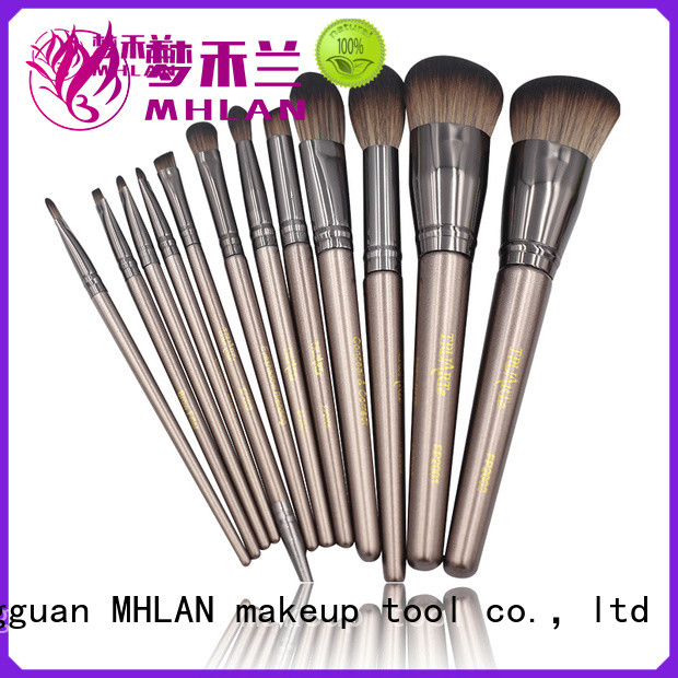 MHLAN makeup brush set low price supplier for cosmetic