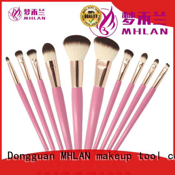 MHLAN custom eyeshadow brush set supplier for cosmetic