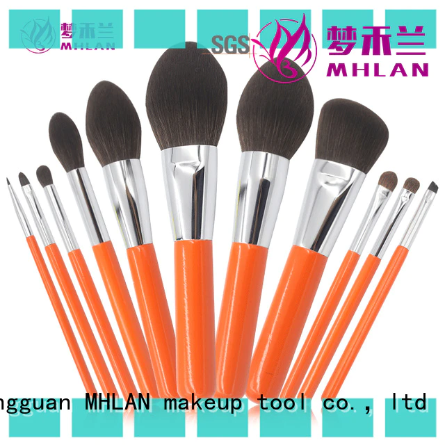 MHLAN custom professional makeup brush set supplier for cosmetic