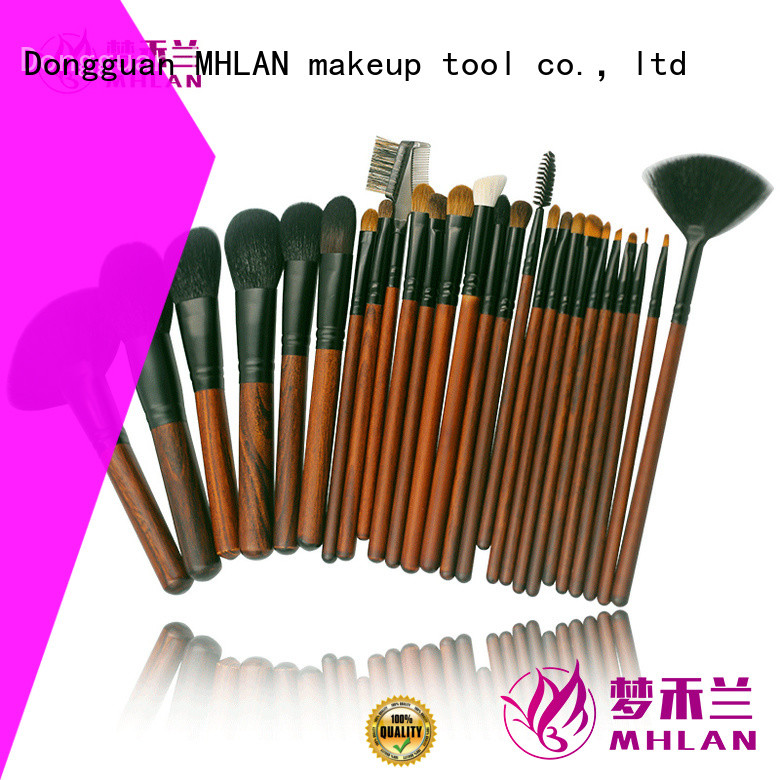 MHLAN 100% quality full makeup brush set from China for wholesale