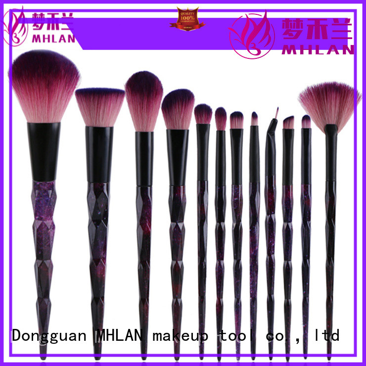 MHLAN custom cosmetic brush set from China for distributor