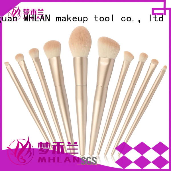 MHLAN 100% quality face makeup brush set supplier for wholesale
