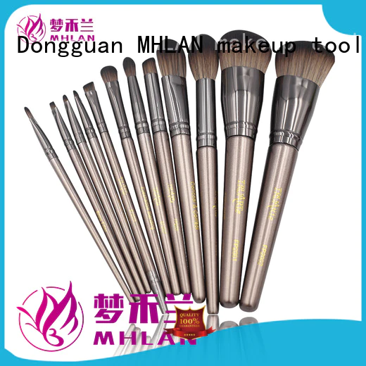 custom travel makeup brush set supplier for wholesale