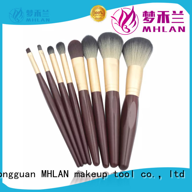 MHLAN retractable makeup brush manufacturer for cosmetic
