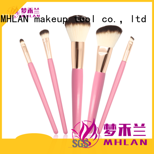 MHLAN 100% quality full makeup brush set factory for cosmetic