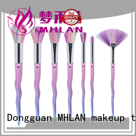 MHLAN 100% quality face makeup brush set supplier for cosmetic