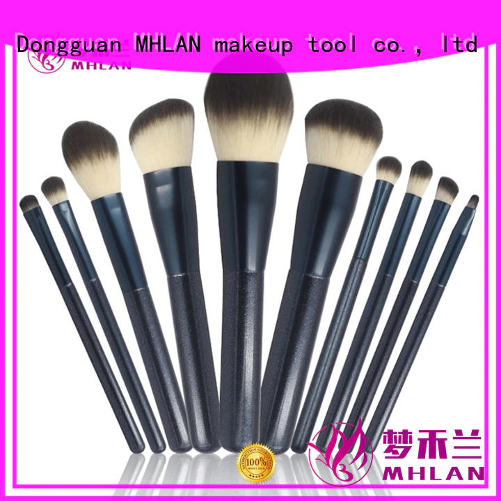 MHLAN custom travel makeup brush set supplier for cosmetic