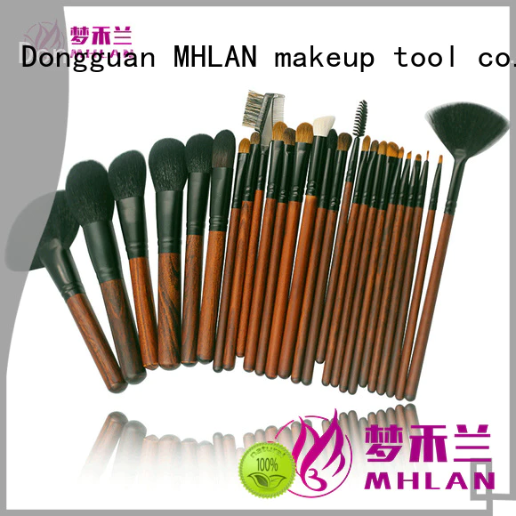 MHLAN 100% quality cosmetic brush set from China for distributor