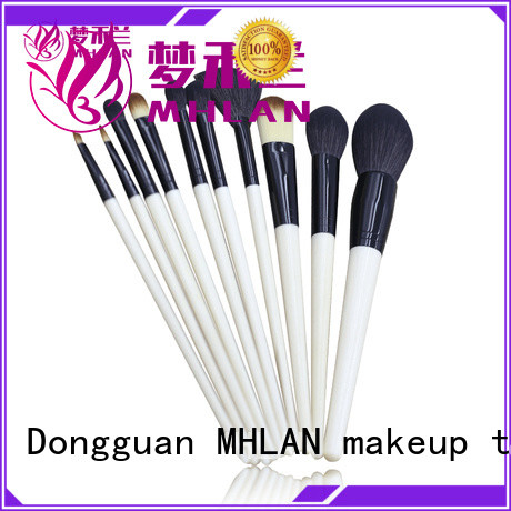 MHLAN 100% quality face makeup brush set from China for cosmetic