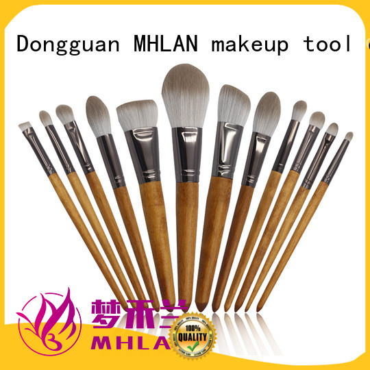 MHLAN custom makeup brush set low price from China for distributor