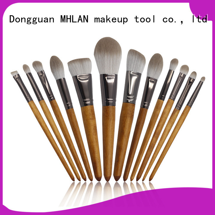 MHLAN 100% quality good makeup brush sets manufacturer for cosmetic