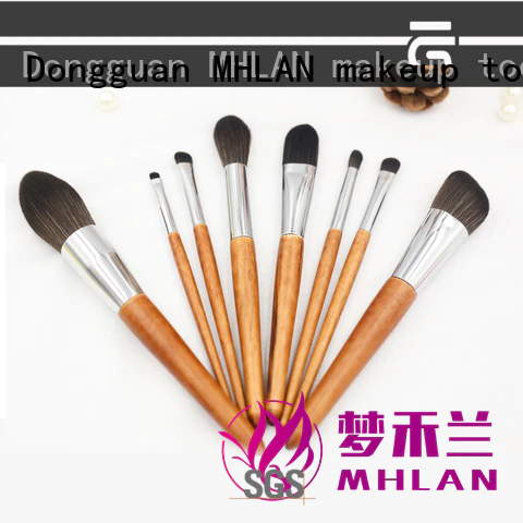 MHLAN 100% quality full makeup brush set from China for cosmetic