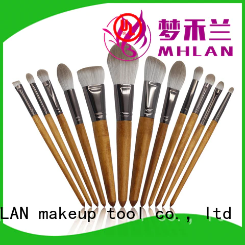 MHLAN custom full makeup brush set from China for wholesale
