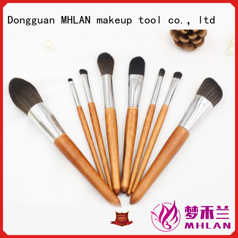 MHLAN 100% quality best makeup brushes kit supplier for cosmetic