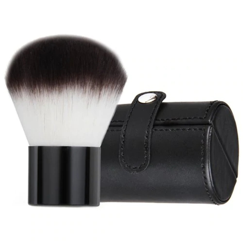 Super Soft Synthetic Bristle Black Kabuki Brush