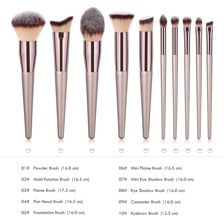 MHLAN custom full makeup brush set factory for cosmetic-2