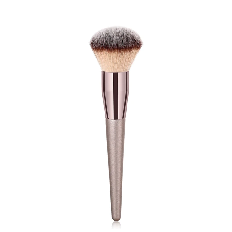 MHLAN special Champagne color powder brush with 3 colors hairs