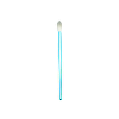 MHLAN bright blue highlighter brush with synthetic brush hair