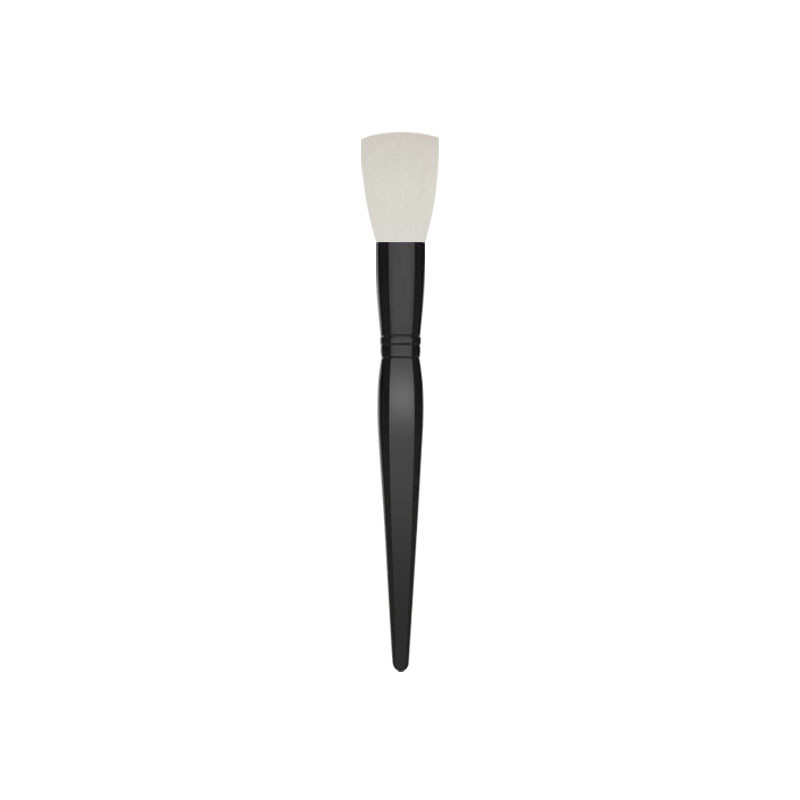 2021 MHLAN New Design Flat Foundation Brush with White Nano Synthetic Hair