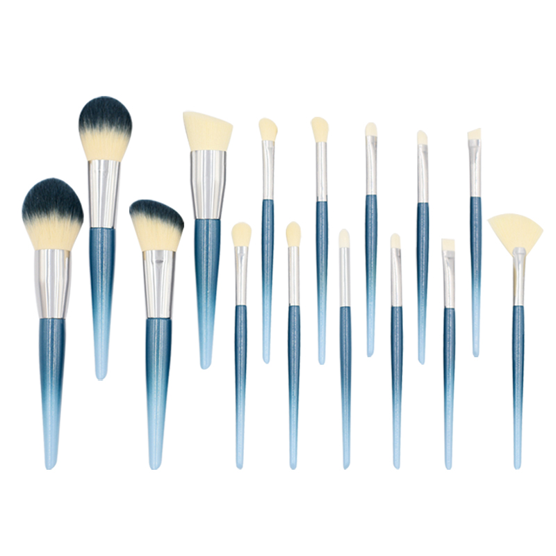 China Ombre handle and brush bristle Cosmetic Brush Manufacturers Customized-MHLAN