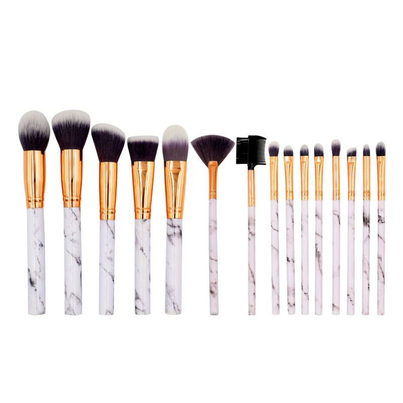 Special marble handle high quality makeup brush