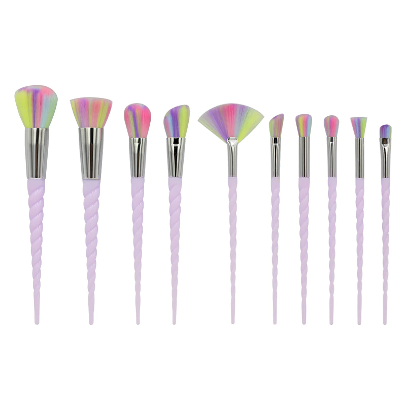 Top Quality Christmas gift unicorn makeup brush set Wholesale-MHLAN