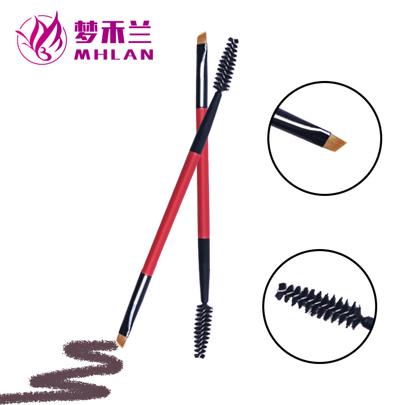 Double sided eyebrow real techniques brush made by MHLAN